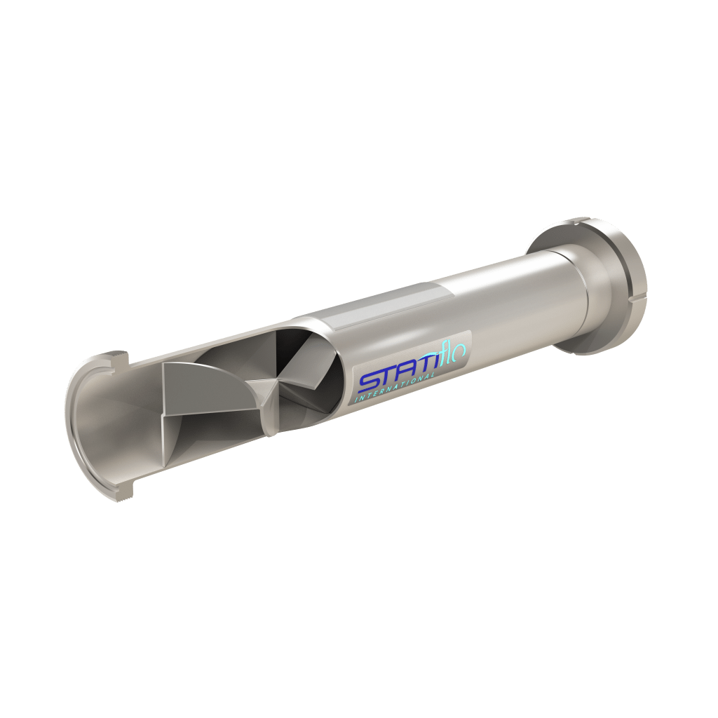 Statiflo Statiflo static mixers help with carbonating mineral water